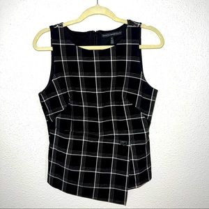 White House Black Market Peplum Top